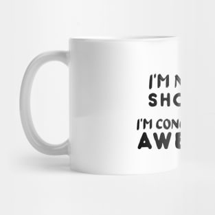 I am Not Short I am Concentrated Awesome Funny Quote Mug